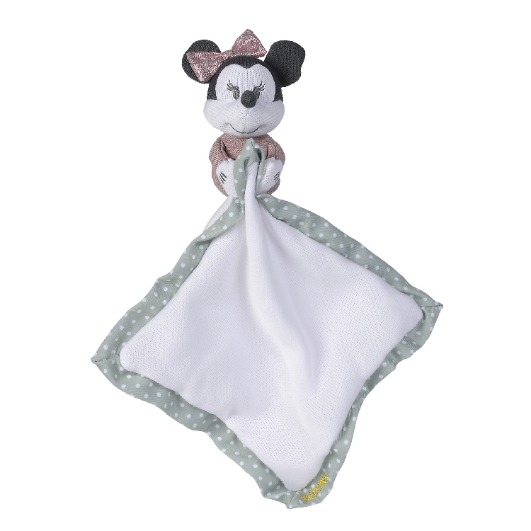  - minnie souris - tricot blanc gris 30 cm 